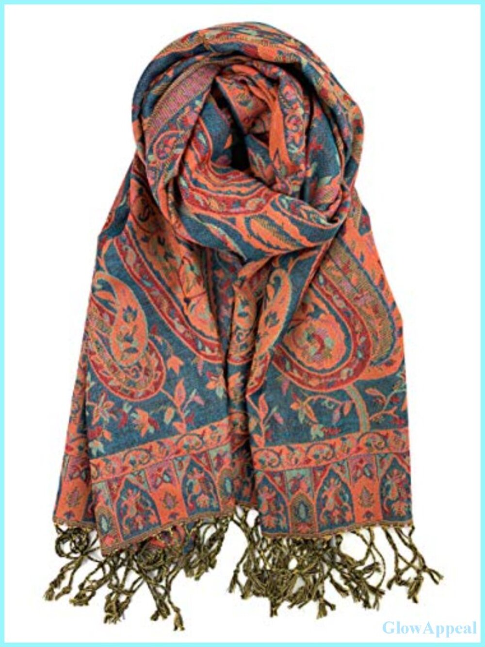 Luxury Pashmina Shawl Wrap Scarf 70% Pashmina 30% Silk Soft Warm Fringes